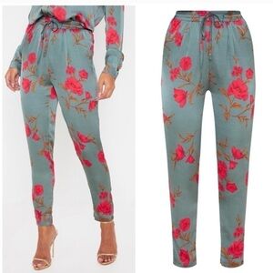 PrettyLittleThings Satin feel Cigarette Pants